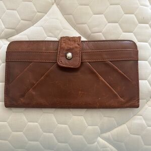 HOBO Brown Leather Wallet